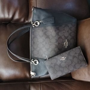 Authentic NWT Coach bag and wallet set Price is FIRM